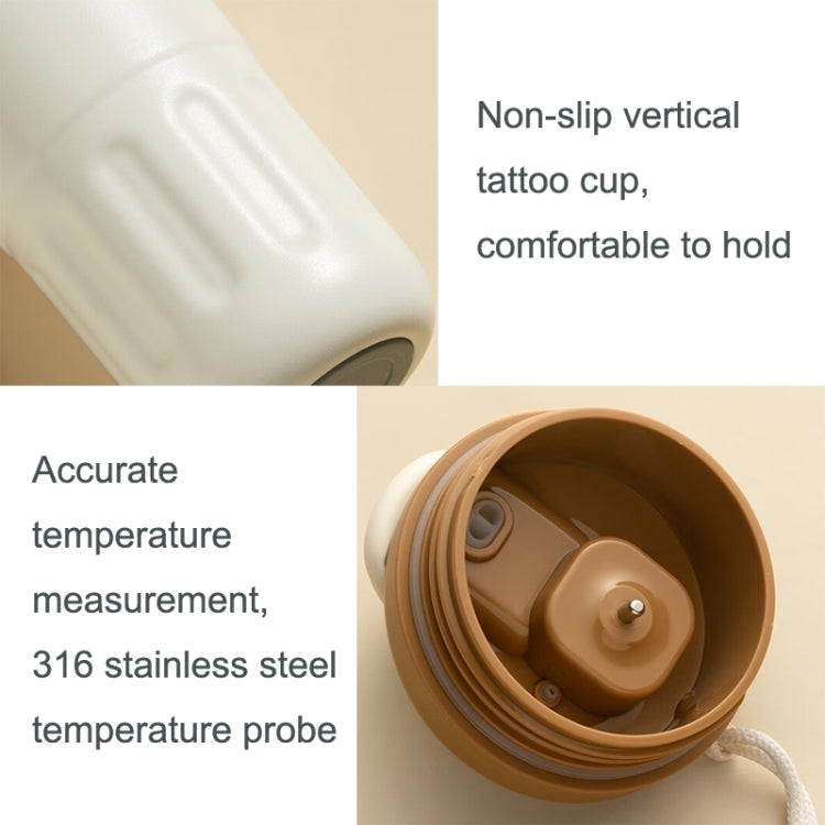 Relea JV012237 Portable Stainless Steel Coffee Insulation Cup, Style: Digital Model (White) - Vacuum Thermoses & Cups by buy2fix | Online Shopping UK | buy2fix