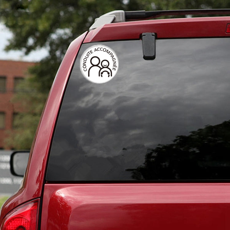 20pcs Dual People Waterproof And Sun Protection Magnetic Car Sticker(15cm) by buy2fix