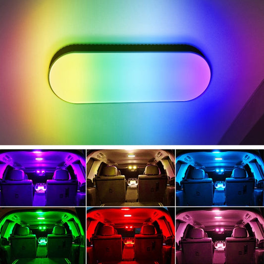 Car Strong Magnetic Dome Light USB Rechargeable Lighting LED Light, Color: Atmosphere Light by buy2fix