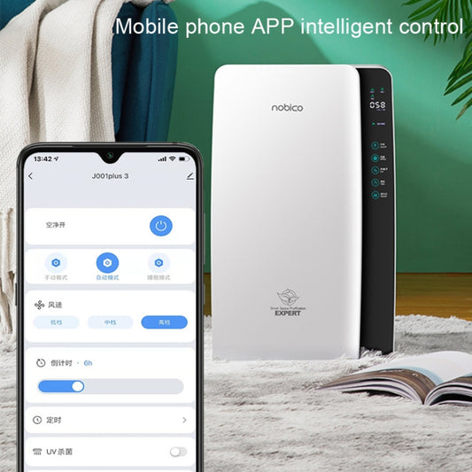Nobico J001Plus Household Air Purifier, Style: WiFi(EU Plug) by nobico