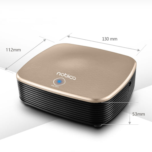 Nobico J007 USB Negative Ion Car Air Purifier, Style: English Modle(Water Pattern Gold) by nobico