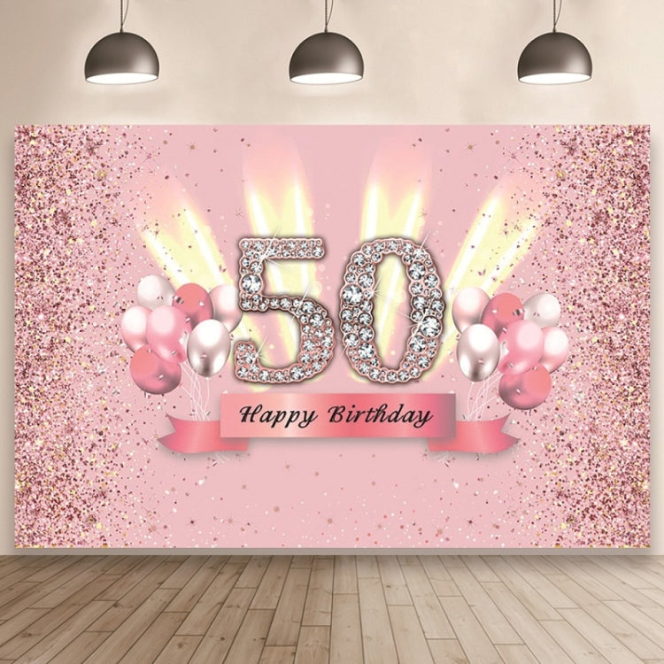 1.5x1m Cartoon Digital Birthday Balloon Party Scene Photographic Backdrop(Mdt11148) - Birthday Party by buy2fix | Online Shopping UK | buy2fix
