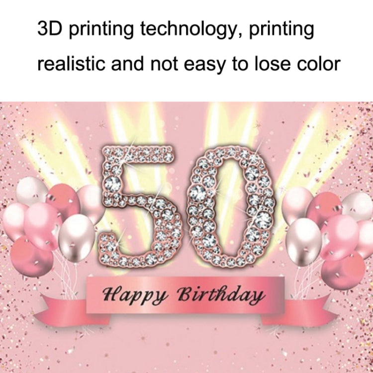 1.5x1m Cartoon Digital Birthday Balloon Party Scene Photographic Backdrop(Mdt11148) - Birthday Party by buy2fix | Online Shopping UK | buy2fix