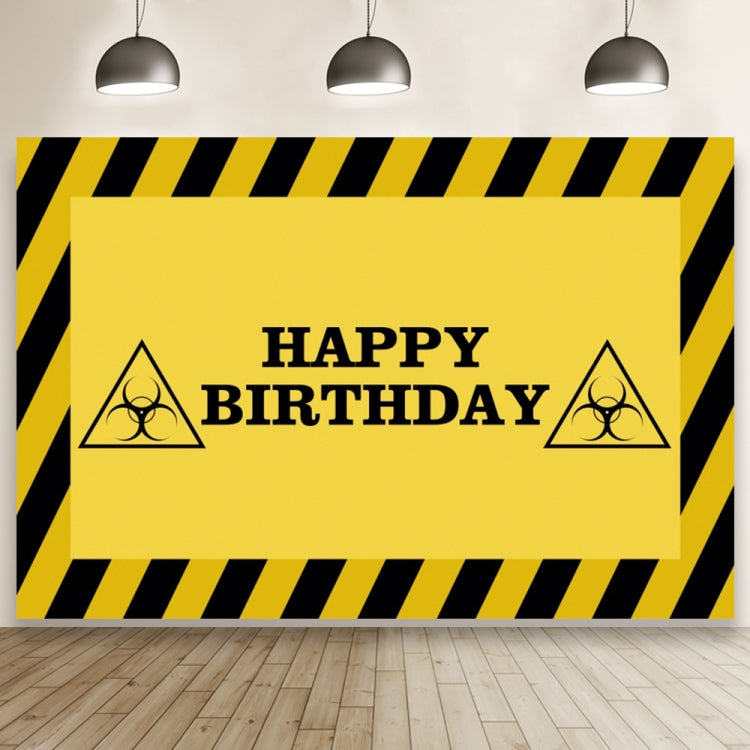 1.5m x 1m Construction Vehicle Series Happy Birthday Photography Background Cloth(Mdm07792) - Camera Accessories by buy2fix | Online Shopping UK | buy2fix