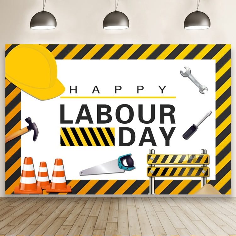 1.5m x 1m Construction Vehicle Series Happy Birthday Photography Background Cloth(MSD00278) - Camera Accessories by buy2fix | Online Shopping UK | buy2fix