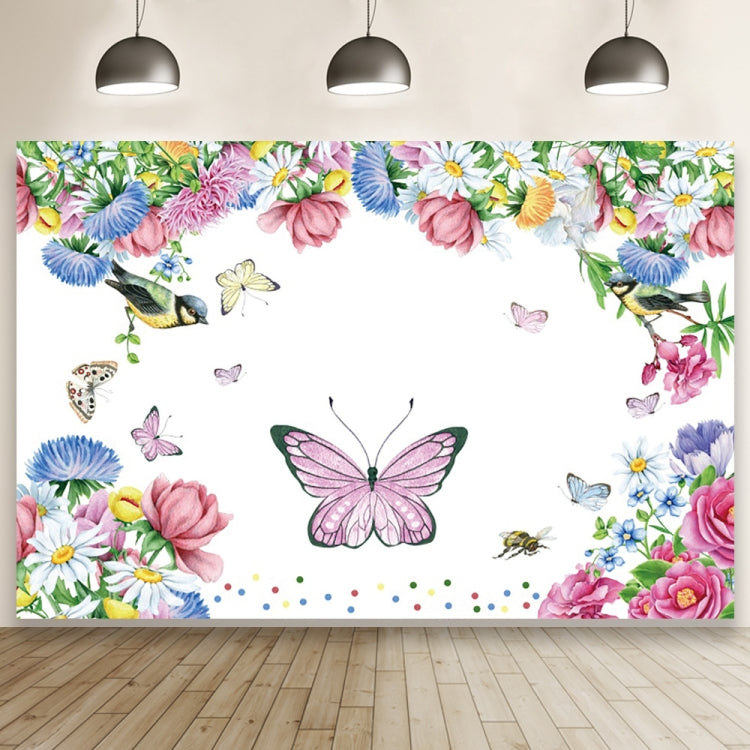 1.5m X 1m Butterfly Pattern Photography Backdrop Birthday Party Decoration Background Cloth(MDZ00509) - Birthday Party by buy2fix | Online Shopping UK | buy2fix
