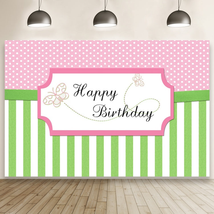 1.5m x 1m Flower Series Happy Birthday Party Photography Background Cloth(Msd00712) - Birthday Party by buy2fix | Online Shopping UK | buy2fix