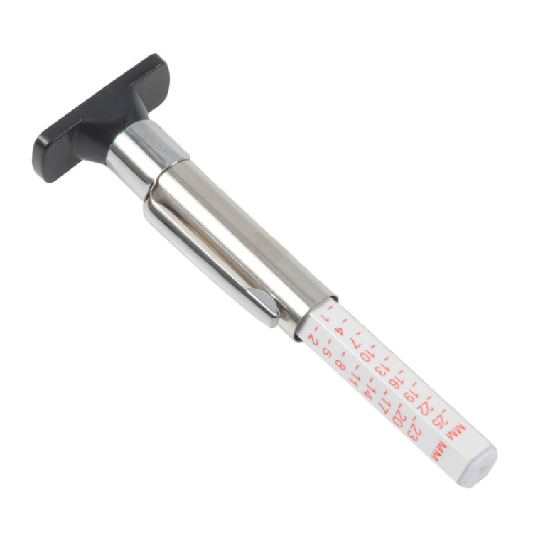 0-25mm Car Tyre Tread Depth Gauge, Color: Monochrome - Other Tools by buy2fix | Online Shopping UK | buy2fix