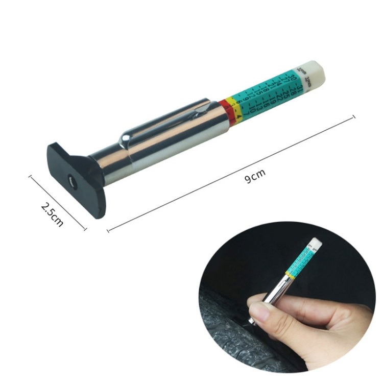 0-25mm Car Tyre Tread Depth Gauge, Color: Monochrome - Other Tools by buy2fix | Online Shopping UK | buy2fix
