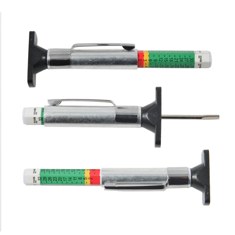 0-25mm Car Tyre Tread Depth Gauge, Color: Monochrome - Other Tools by buy2fix | Online Shopping UK | buy2fix