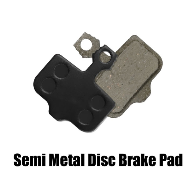 Mountain Bike Resin Semi-Metal Brake Pads(Gold) - Bicycle Brake Parts by buy2fix | Online Shopping UK | buy2fix