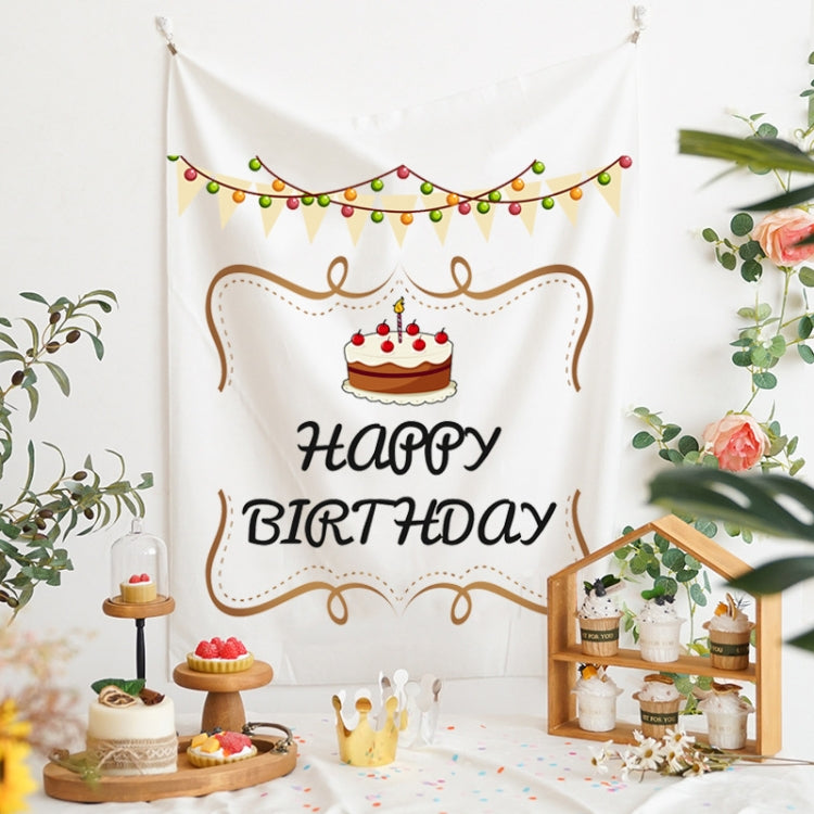 GT282 Birthday Background Cloth Party Scene Arranges Children Photos, Size: 150x200cm Velvet Cloth(6) - Birthday Party by buy2fix | Online Shopping UK | buy2fix