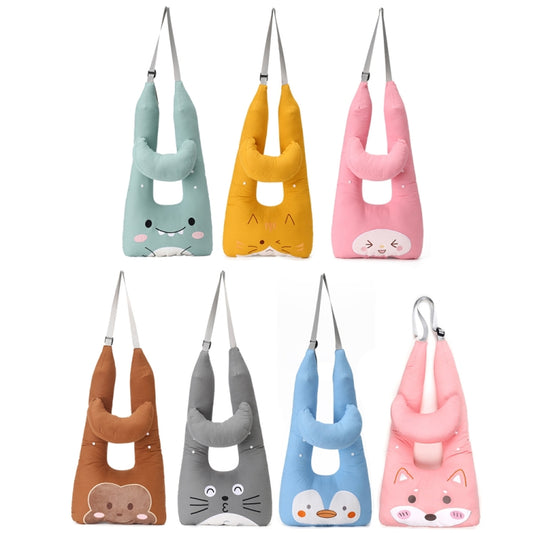 8146 Cartoon Adjustable Car Children Sleep Safety Belt U-shaped Neck Pillow(Coffee Monkey) by buy2fix