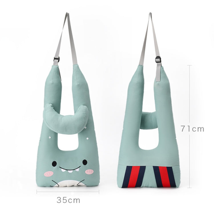 8146 Cartoon Adjustable Car Children Sleep Safety Belt U-shaped Neck Pillow(Gray Totoro) - Seat Belts & Padding by buy2fix | Online Shopping UK | buy2fix