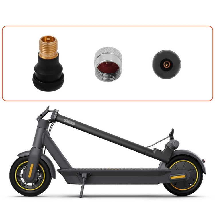 For Ninebot MAX G30 2pcs Scooter Tires Vacuum Nozzle(Black) - Accessories & Parts by buy2fix | Online Shopping UK | buy2fix