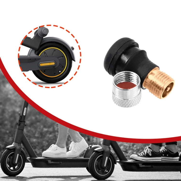 For Ninebot MAX G30 2pcs Scooter Tires Vacuum Nozzle(Black) - Accessories & Parts by buy2fix | Online Shopping UK | buy2fix