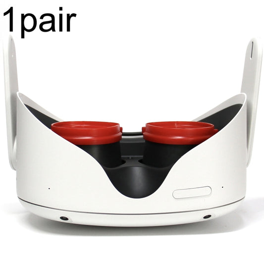 For Oculus Quest / Rifts / Quest 2 1pair VR All-in-one Glasses Frame Magnetic Suction Frame Can Match Myopic Lenses(Red) - VR Accessories by buy2fix | Online Shopping UK | buy2fix