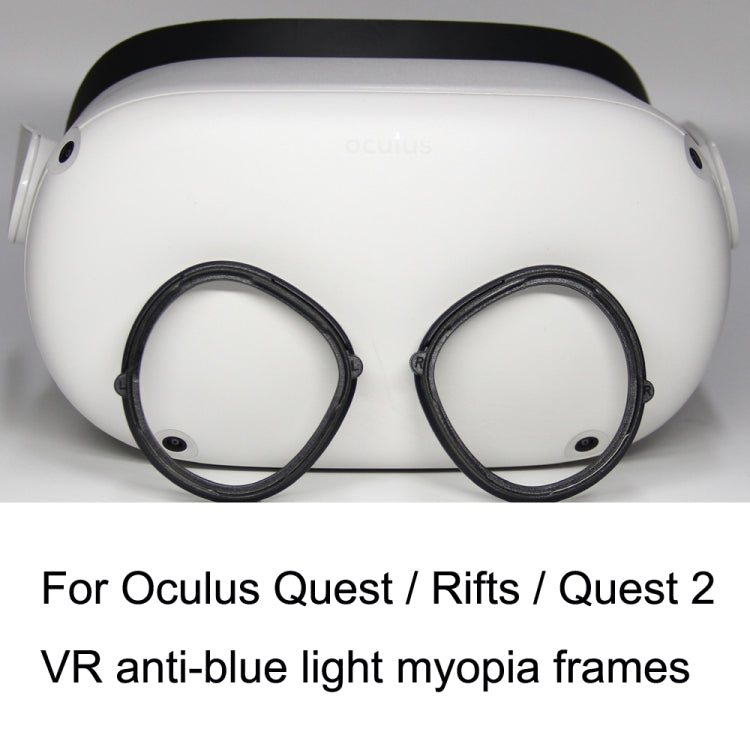 For Oculus Quest / Rifts / Quest 2 1pair VR All-in-one Glasses Frame Magnetic Suction Frame Can Match Myopic Lenses(Blue) - VR Accessories by buy2fix | Online Shopping UK | buy2fix