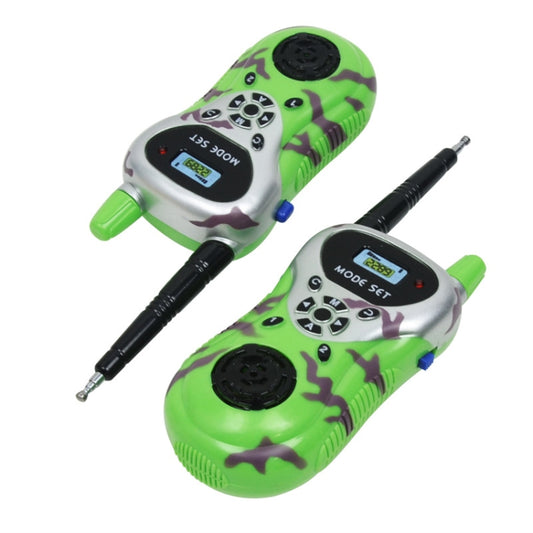 2289 1 Pair Children Mini Walkie Talkie Toys Wireless Talking Outdoor Interactive Toys(Green) - Children by buy2fix | Online Shopping UK | buy2fix