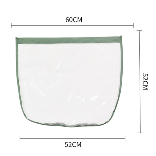 Electric Vehicle Charging Port Magnetic Transparent Rain Cover(Yellow) by buy2fix