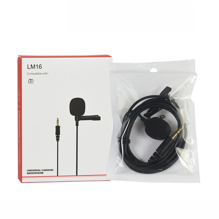 For Rode Wireless Camera Lavalier Microphone, Length 1.5m(Black) by buy2fix