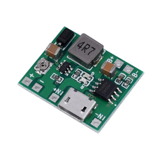 3.7V 18650 Single Cell Lithium Battery Adjustable Boost Voltage Converter Module With Charging Circuit - Boards & Shields by buy2fix | Online Shopping UK | buy2fix