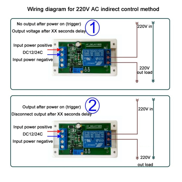 12V Protected Start Delay Relay Module by buy2fix