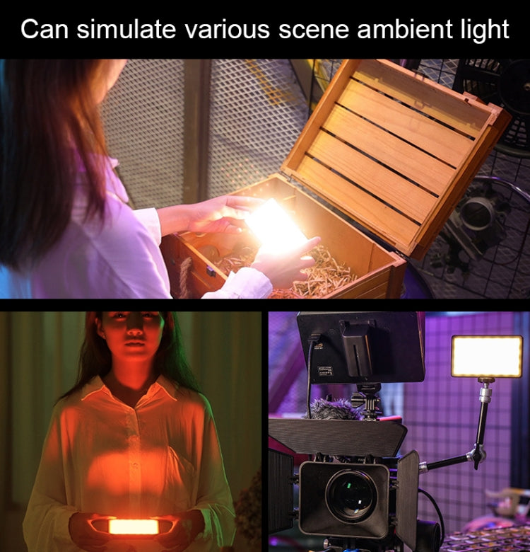 Weeylite RB08P 52LEDs RGB Colorful Light Effect Mini Photography Fill Light - by Weeylite | Online Shopping UK | buy2fix