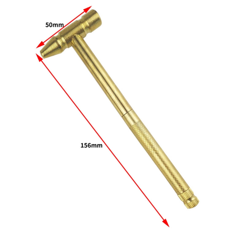 6 in 1 Multifunctional Mini Household Brass Hammer Screwdriver(10097) - Screwdriver Tools by buy2fix | Online Shopping UK | buy2fix