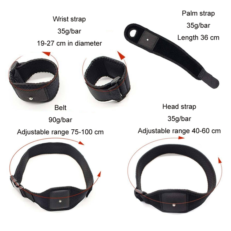 For HTC Vive Tracker VR Game Tracker Strap Accessories, Style: 2 Wristband+1 Belt - VR Accessories by buy2fix | Online Shopping UK | buy2fix