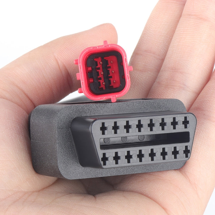 for Honda Motorcycle OBD 16 Pin To 6 Pin National 46 Pin Adapter Cable - Cables & Connectors by buy2fix | Online Shopping UK | buy2fix