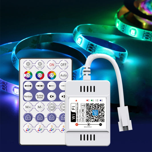 WIFI Wireless Symphony Light Bar Music Smart APP 2.4G Controller, Specification: Single Head by buy2fix