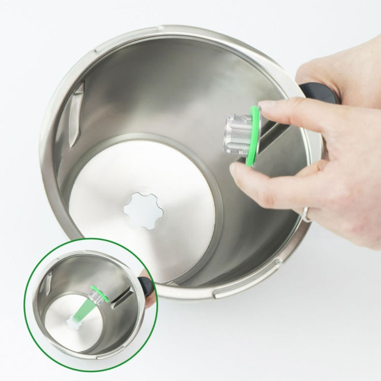 For Thermomix TM6 Mixer Cutter Head Cover Rotating Blade Replacement Parts by buy2fix