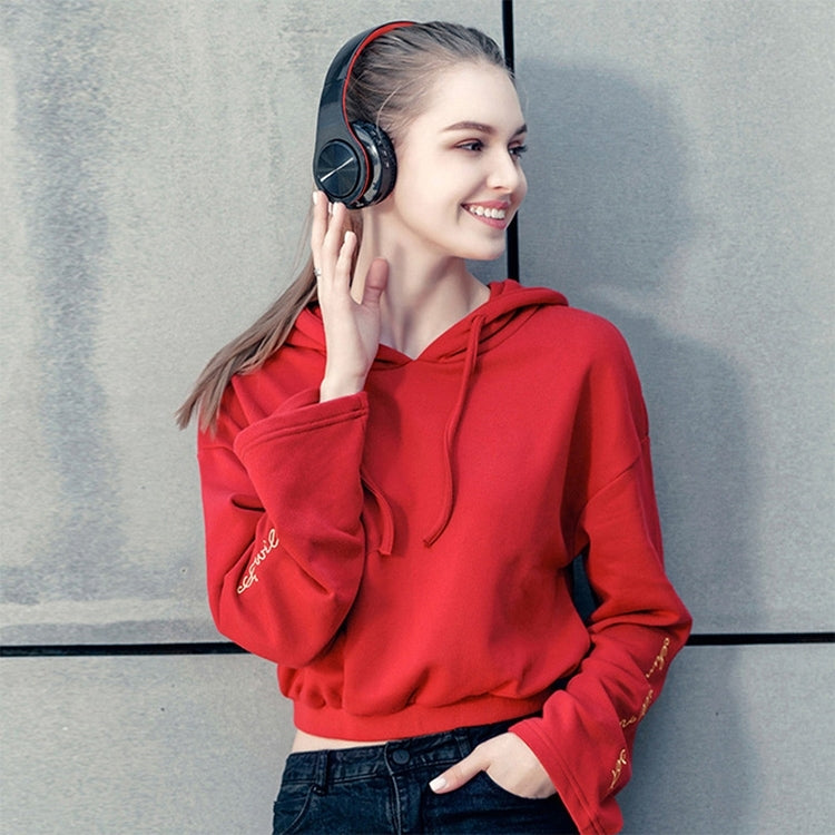 LPT660 Bluetooth Wireless Headset HIFI Stereo Sports Headphones(Black+Rose Gold) - Headset & Headphone by buy2fix | Online Shopping UK | buy2fix