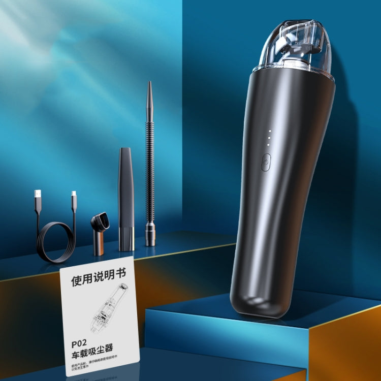 P02 Vehicles / Household High Power Large Suction Portable Wireless Handheld Vacuum Cleaner(Dark Night Green) by buy2fix