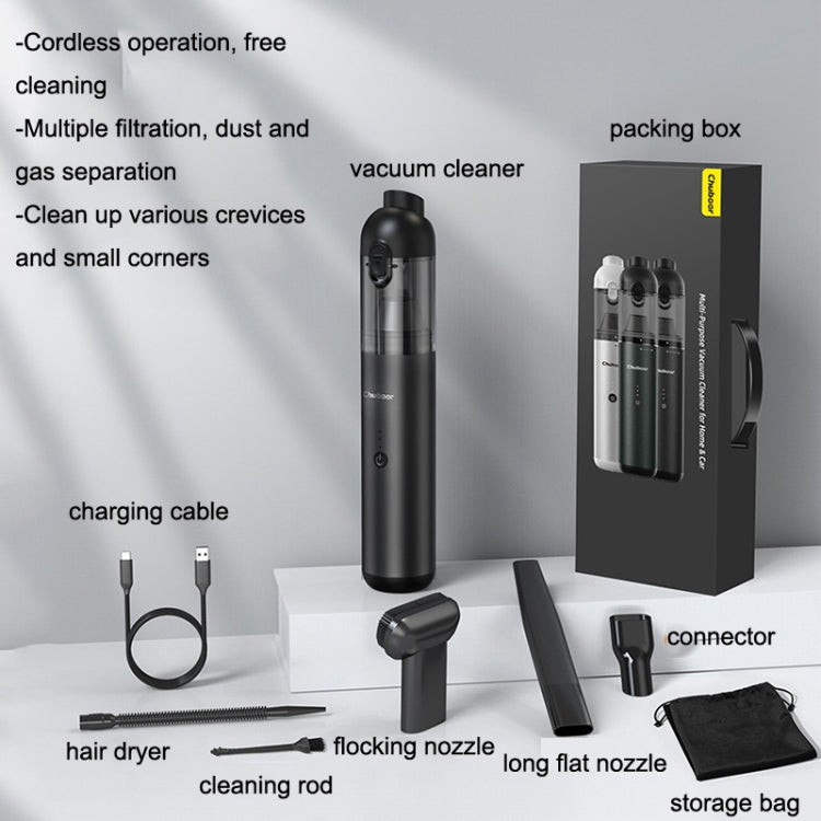 P03 16000Pa Strong Suction High Power Portable Handheld Wireless Car Vacuum Cleaner(Green Gray) by buy2fix