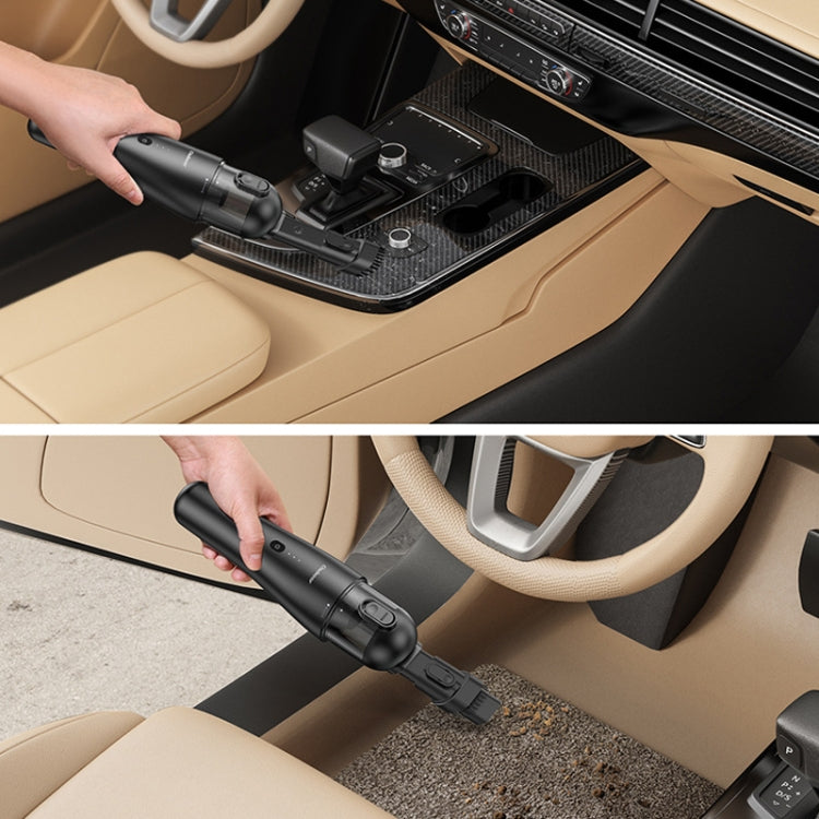 P06 12V High Power Portable Wireless Vehicles / Household Vacuum Cleaner(Silver White) by buy2fix