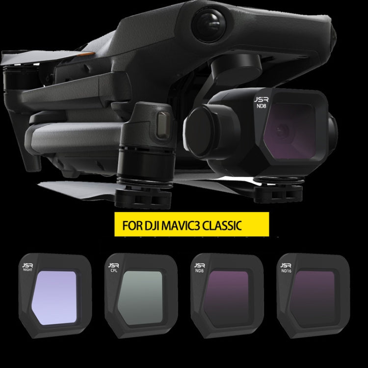 JSR JSR-1008 For DJI Mavic 3 Classic Youth Edition Drone Filter, Style: UV+CPL+ND8+ND16+ND32+ND64 by JSR