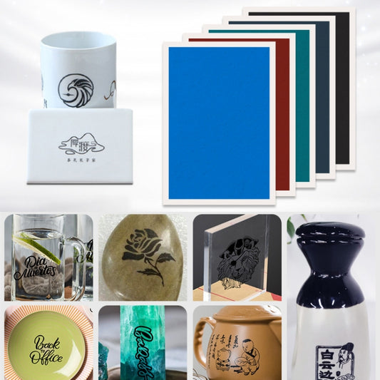 DAJA Carved Color Paper For Ceramic / Glass / Stone / Crystal / Jade(Navy) by DAJA