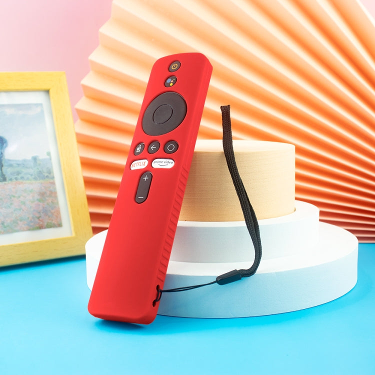 For Xiaomi 4K TV Stick Y48 Remote Control Anti-Drop Silicone Protective Cover(Red) - Remote Control Covers by buy2fix | Online Shopping UK | buy2fix
