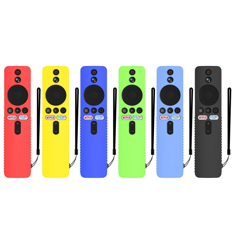 For Xiaomi 4K TV Stick Y48 Remote Control Anti-Drop Silicone Protective Cover(Blue) - Remote Control Covers by buy2fix | Online Shopping UK | buy2fix