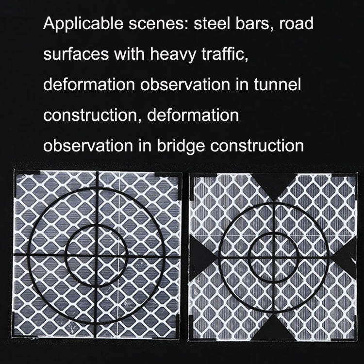 FP001 Diamond Tunnel Mapping Reflective Sticker Monitoring Measurement Point Sticker, Size: 60x60mm - Other Tester Tool by buy2fix | Online Shopping UK | buy2fix