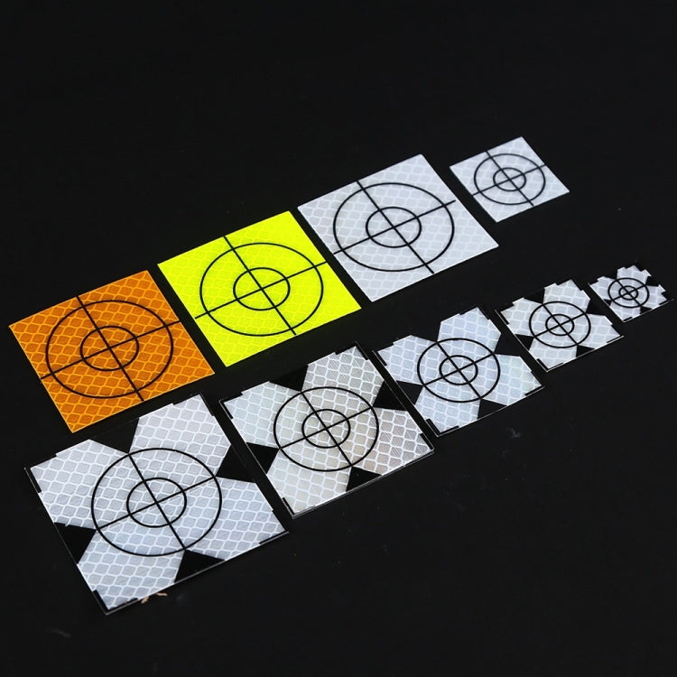 FP001 Diamond Tunnel Mapping Reflective Sticker Monitoring Measurement Point Sticker, Size: 60x60mm With Triangle - Other Tester Tool by buy2fix | Online Shopping UK | buy2fix