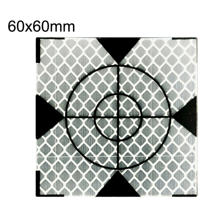 FP001 Diamond Tunnel Mapping Reflective Sticker Monitoring Measurement Point Sticker, Size: 60x60mm With Triangle - Other Tester Tool by buy2fix | Online Shopping UK | buy2fix