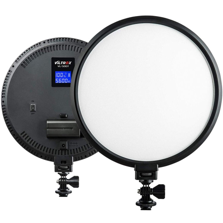 VILTROX VL-500T Intelligent Digital Display Circular LED Photography Fill Light - by VILTROX | Online Shopping UK | buy2fix