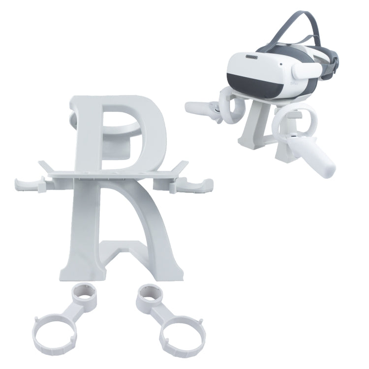 For Meta Quest 2 /Pico 4 /Pro VR Headset Display Stand Holder Mount(White) - VR Accessories by buy2fix | Online Shopping UK | buy2fix