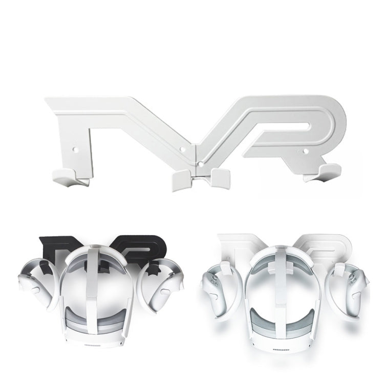Wall Bracket Display Stand For Meta Quest 2/Pico Neo 3/Pico 4/Pro VR Accessories(White) - VR Accessories by buy2fix | Online Shopping UK | buy2fix