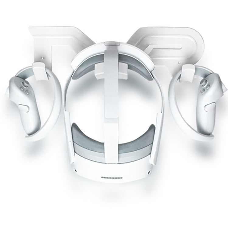 Wall Bracket Display Stand For Meta Quest 2/Pico Neo 3/Pico 4/Pro VR Accessories(White) - VR Accessories by buy2fix | Online Shopping UK | buy2fix