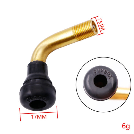 VR60X Automotive Vacuum Tire Door Mouth Motorcycles Tire Gas Mouth Rubber Mouth Core by buy2fix