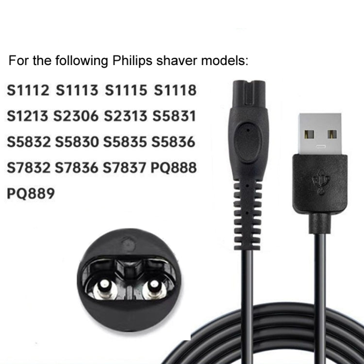 For Philips Electric Shaver PQ888 889 4pcs 5V USB Charging Cable by buy2fix